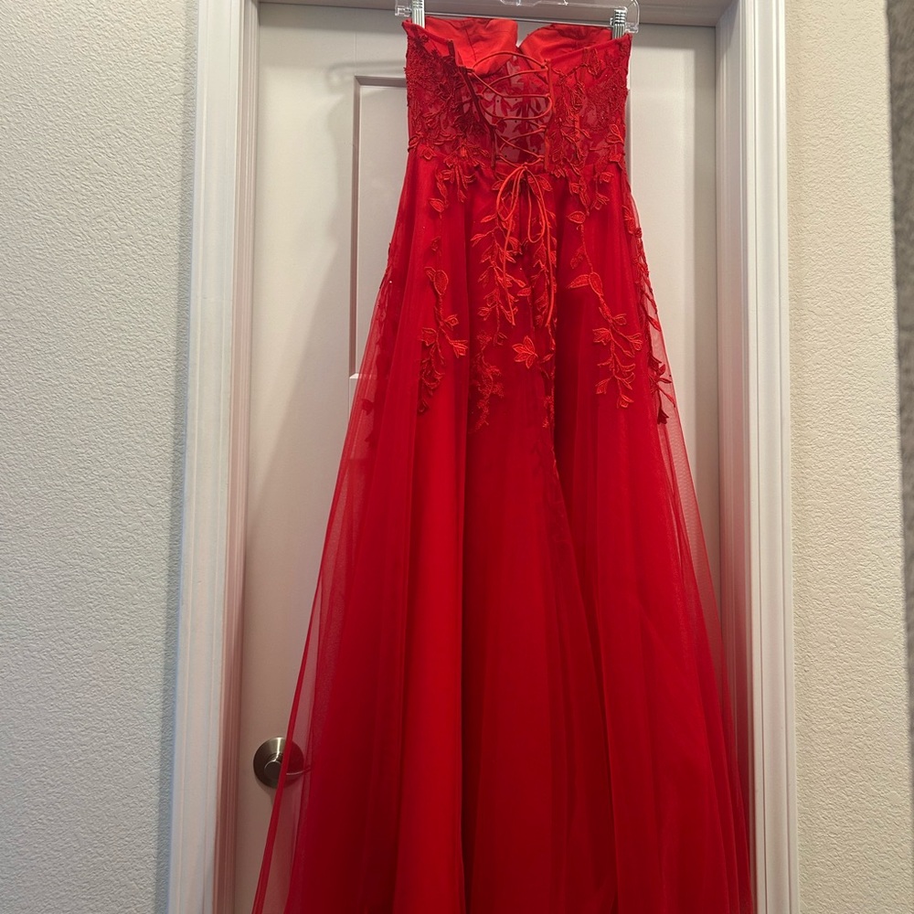Stacees Prom Dress Size 4 - Picture 2 of 14